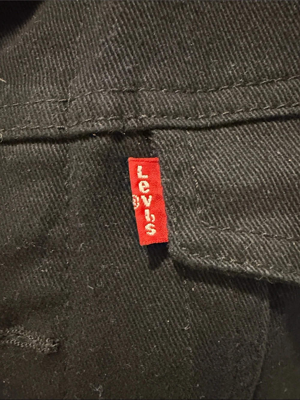 Kids Levi's Black Denim Trucker Jacket